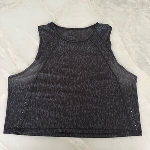 Lululemon Athletica Printed Crop Tank Top